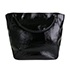 Patent Leather Tassel Tote, back view